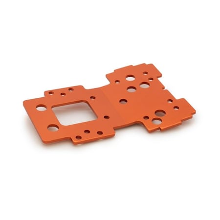 Hpi Racing 2.5 mm Flux Bulkhead Lower Plate, Orange HPI160143